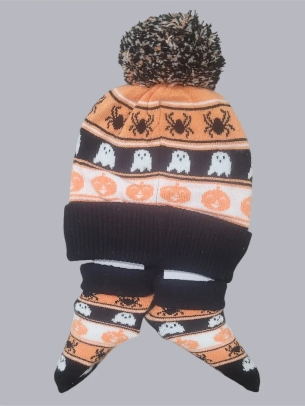 NYGBkids Unisex Baby Halloween Hat & Socks Set
